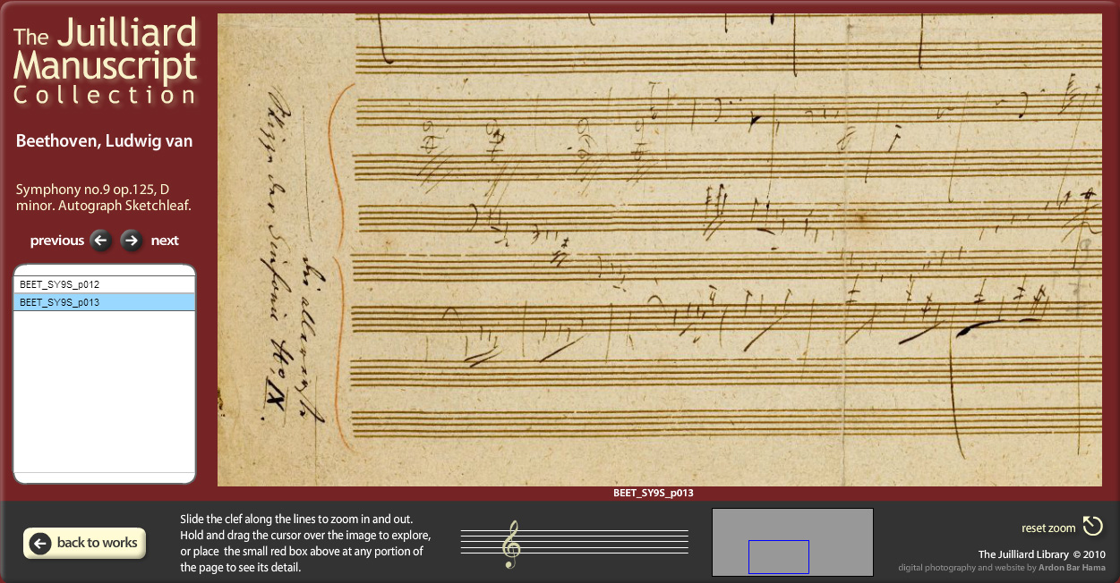 Juilliard Manuscript Collection 1